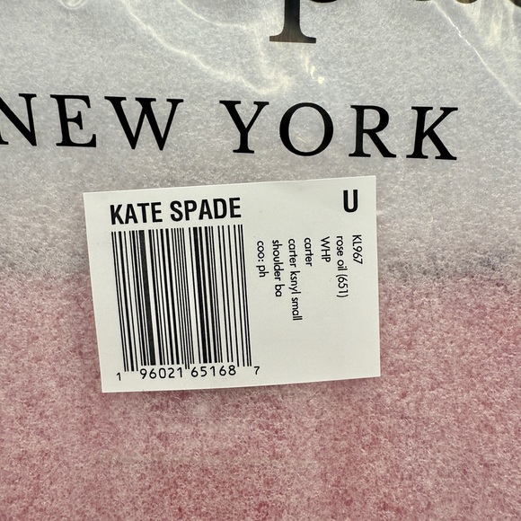 Kate Spade Carter Nylon Small Shoulder Bag Rose Oil Pink - Picture 10 of 16